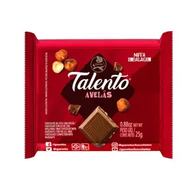 Chocolate Garoto Talento Avelã 25g