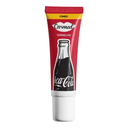 Hidratante Labial Carmed Coca Cola Vermelho 10g