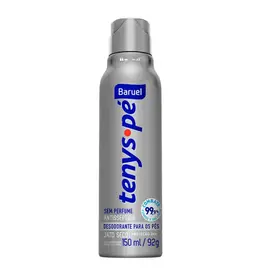 Desodorante para os Pés - Tenys Pé Baruel Sem Perfume Jato Seco Aerosol 150ml
