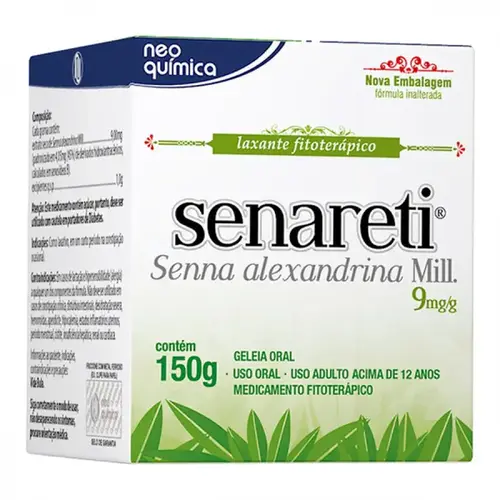 Laxante Senareti Geleia 9mg 150g - Neo Química