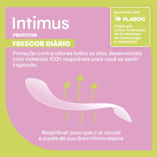 Protetor Diário Intimus Frescor Diário com Perfume 40 Unidades