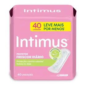 Protetor Diário Intimus Frescor Diário com Perfume 40 Unidades