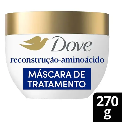 Mascara de Tratamento Dove 10 em 1 Reconstrução + Aminoácido 270g