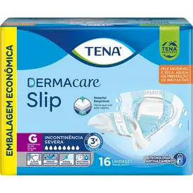 Fralda Geriatrica Tena Dermacare Slip G 16 Unidades