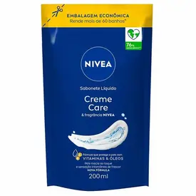 Refil Sabonete Líquido Nivea Creme Care 200ml