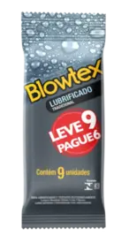 Preservativo Blowtex Tradicional Lubrificado 9 Unidades