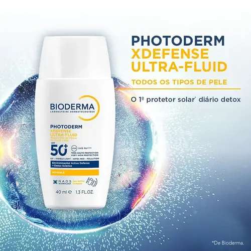 Protetor Solar Photoderm XDefense Ultra Fluid FPS60 Sem Cor 40ml