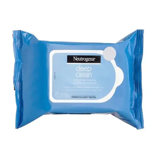 Lenço Demaquilante Neutrogena Deep Clean - 25 Unidades