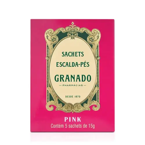 Escalda Pés Granado Pink Sachê 15g com 5 Sachês