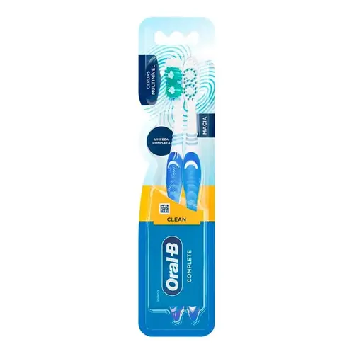 Escova de Dente Oral B Complete Limpeza Superior 2 Unidades