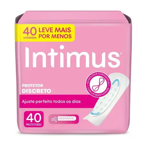 Protetor Diário Intimus Ultra Flexível 40 Unidades