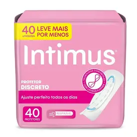 Protetor Diário Intimus Ultra Flexível 40 Unidades
