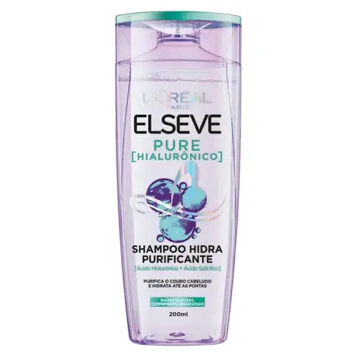 Shampoo Elseve Pure Hialurônico 200ml - L'Oréal Paris