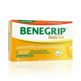 Benegrip Multi Dia 20 Comprimidos