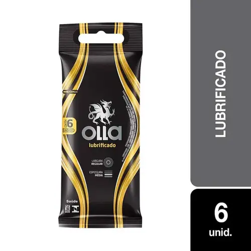 Preservativo Olla Lubrificado 6 Unidades