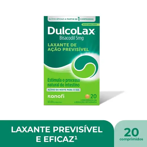 Dulcolax 5mg 20 Comprimidos - Sanofi