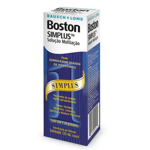Solução para Limpeza de Lentes - Boston Simplus 120ml