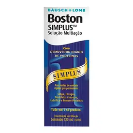 Solução para Limpeza de Lentes - Boston Simplus 120ml