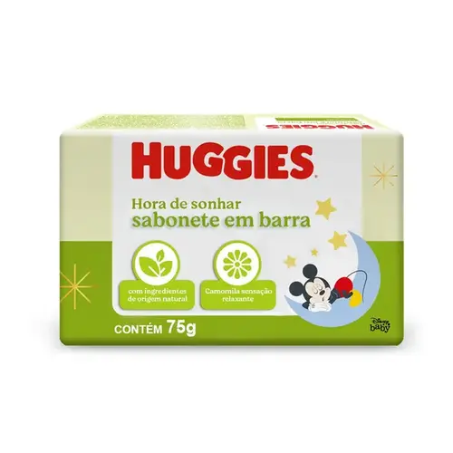 Sabonete em Barra Infantil Huggies Chá de Camomila 75g