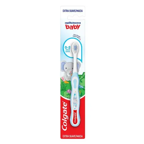 Escova de Dente Infantil Colgate Bebê My First Extra Macia 1 Unidade