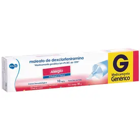 Maleato de Dexclorfeniramina 10mg/g - Creme com 30g - EMS - Genérico - (Polaramine)