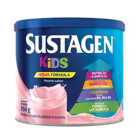 Complemento Alimentar Infantil Sustagen Kids Morango 380g