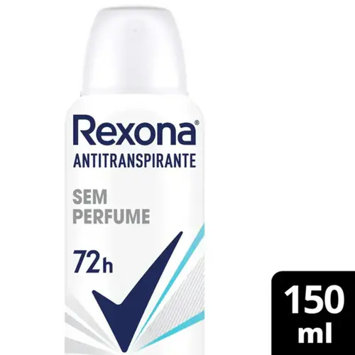 Desodorante Rexona sem Perfume Aerosol Feminino 150ml