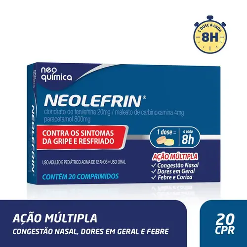 Neolefrin 20 Comprimidos