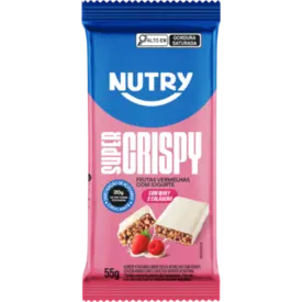 Barra de Proteína Nutry Super Crispy Frutas Vermelhas 55g