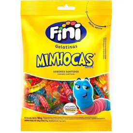 Bala Fini Minhocas Azedinhas 100g