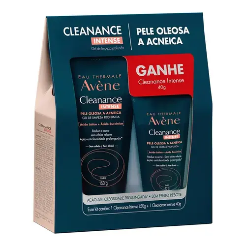 Kit Gel De Limpeza Facial Avène Cleanance Intense 150g + Clenance Intense 40g