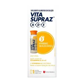 Vita Supraz A + D + E Sem Sabor Solução Oral 1 Flaconete 3ml