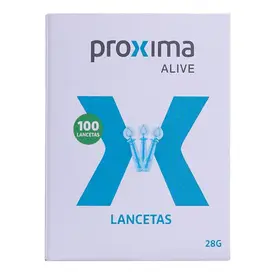 Lancetas Proxima Alive 100 Unidades