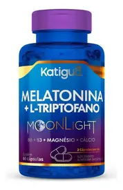 Melatonina + L-Triptofano Moonlight 500mg 60 Cápsulas - Katigua
