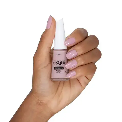 Esmalte Nude Risqué Nudeu Tempo Cremoso 8ml