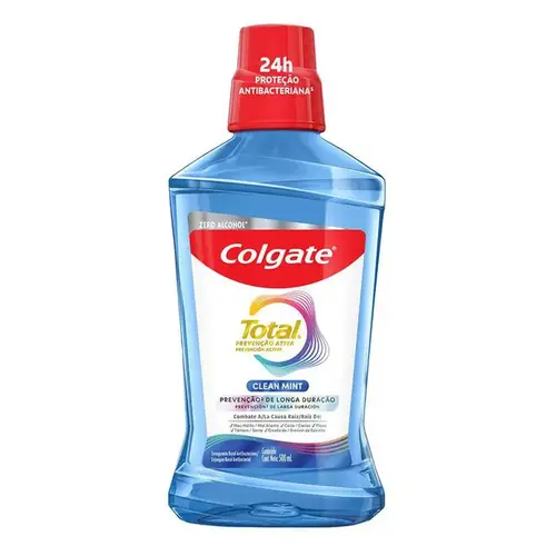 Enxaguante Bucal Colgate Total 12 Clean Mint Zero Álcool 500ml