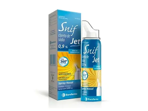 Snif Jet 9mg/mL - Solução de uso nasal - 100mL