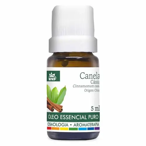 Óleo Essencial Natural de Canela Cássia WNF - 5ml