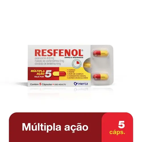 Resfenol 5 Cápsulas