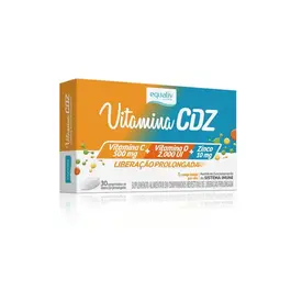 Equaliv Vitamina CDZ 30 Comprimidos Revestidos de Liberação Prolongada