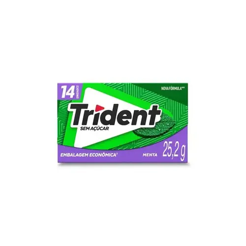 Chiclete Trident Menta 25,2g - 1 Unidade