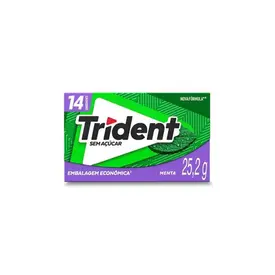 Chiclete Trident Menta 25,2g - 1 Unidade