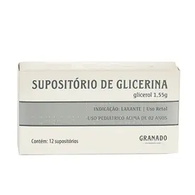 Supositório de Glicerina Granado Infantil - 12 Unidades