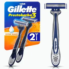 Aparelho de Barbear Gillette Prestobarba 3 Comfortgel 2 Unidades