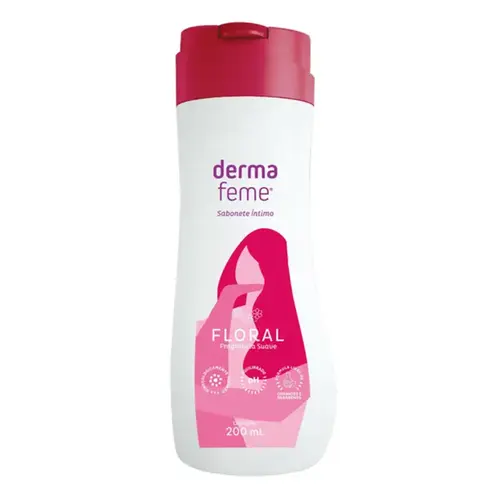 Kit 2 Sabonete Íntimo Dermafeme Floral 200ml cada