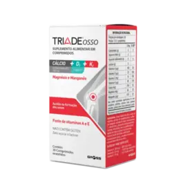 Suplemento Alimentar Triade Osso - 30 Comprimidos