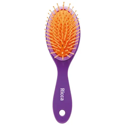 Escova de Cabelo Ricca - Oval Almofadada - 1 Unidade