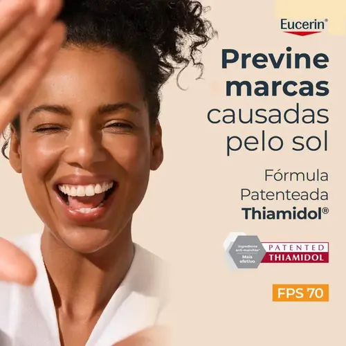 Protetor Solar Facial Eucerin Pigment Control Tinted FPS70 Cor Claro 50ml