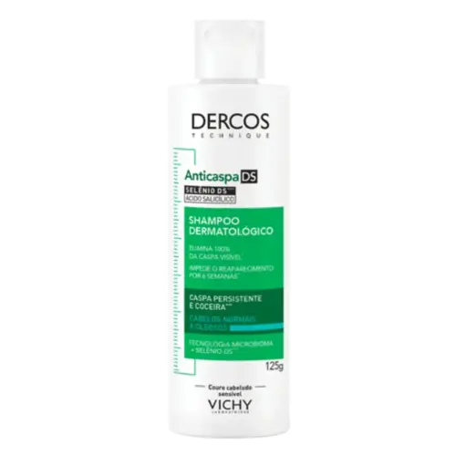 Shampoo Vichy Dercos Anticaspa DS Cabelos Normais a Oleosos 125g
