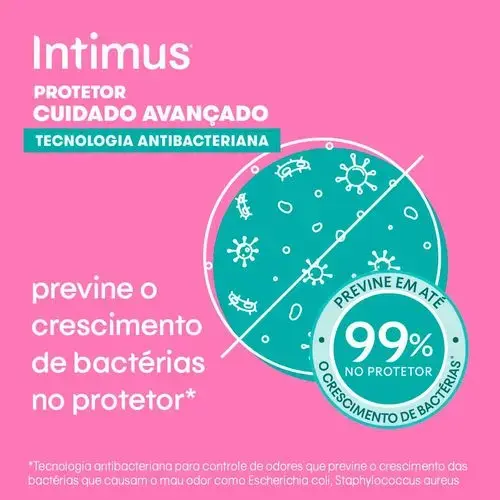 Protetor Diário Intimus Antibacteriana 80 Unidades